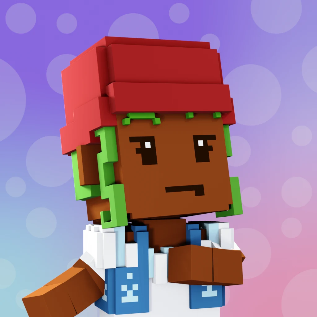 Pirate #1096 voxel render
