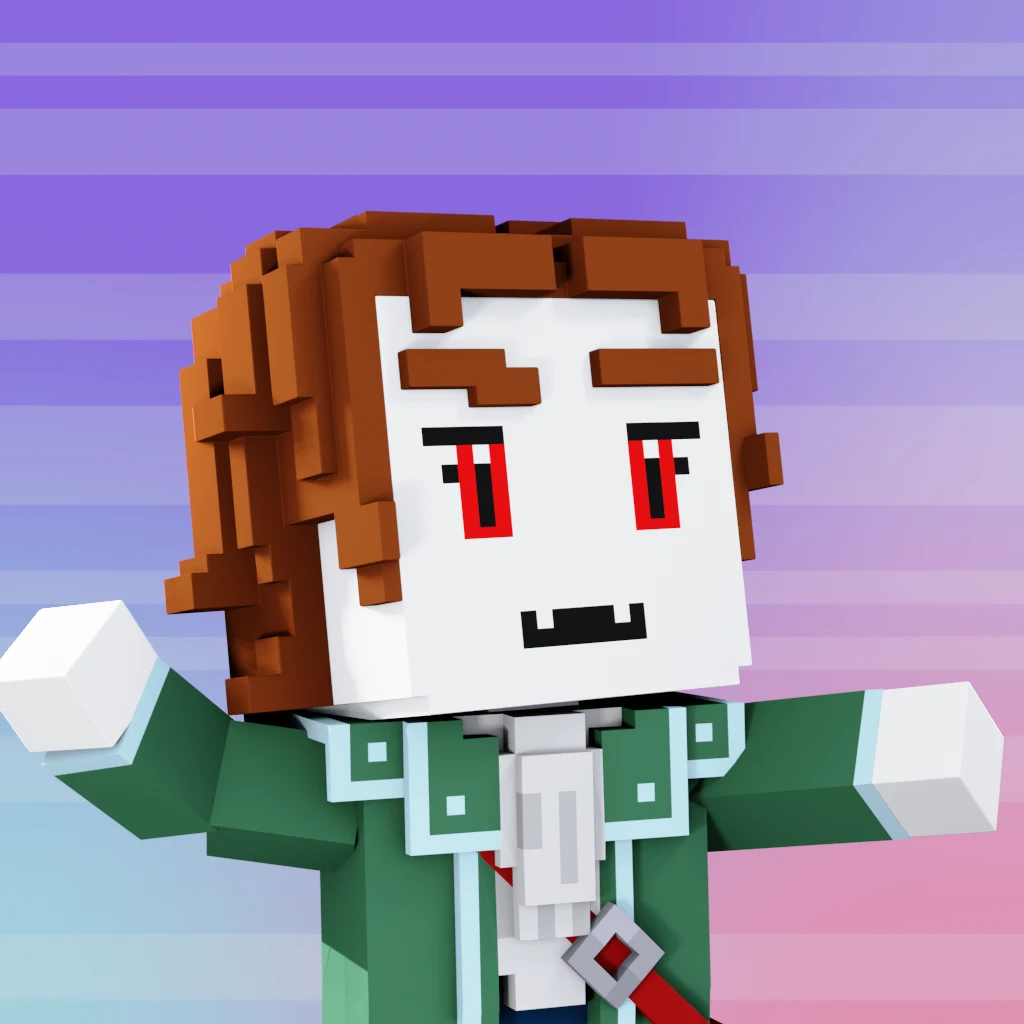 Pirate #1098 voxel render