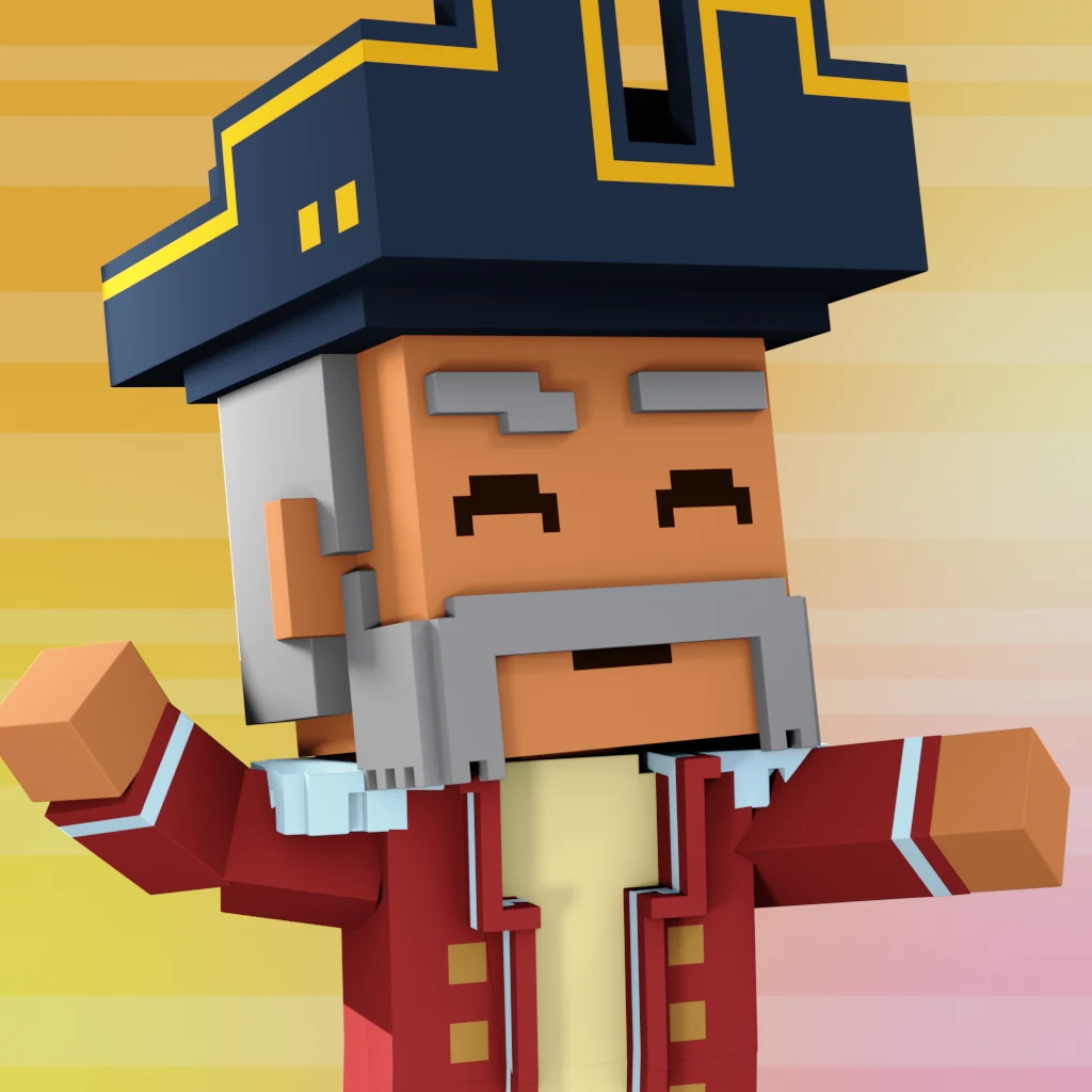 Pirate #1099 voxel render