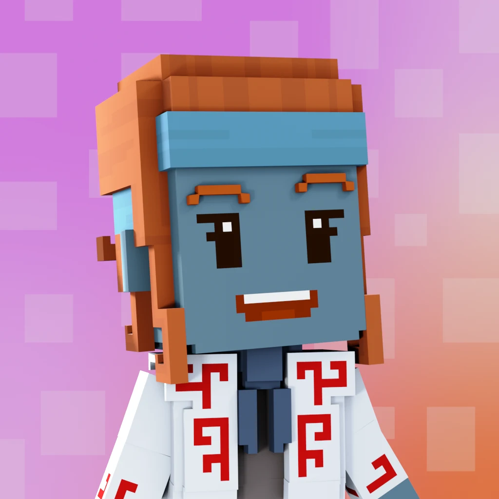 Pirate #110 voxel render