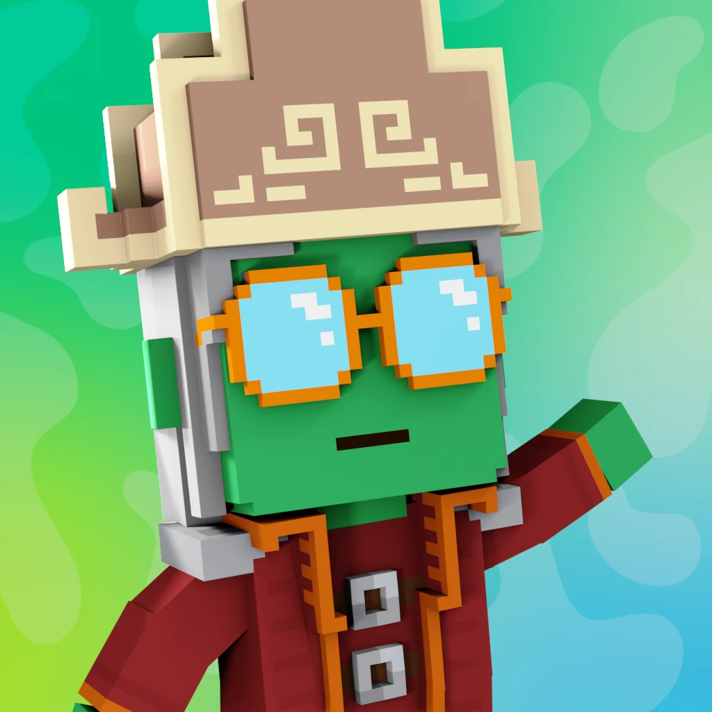 Pirate #1100 voxel render