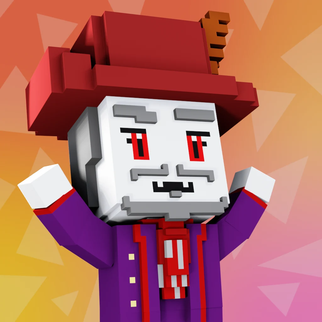 Pirate #1101 voxel render