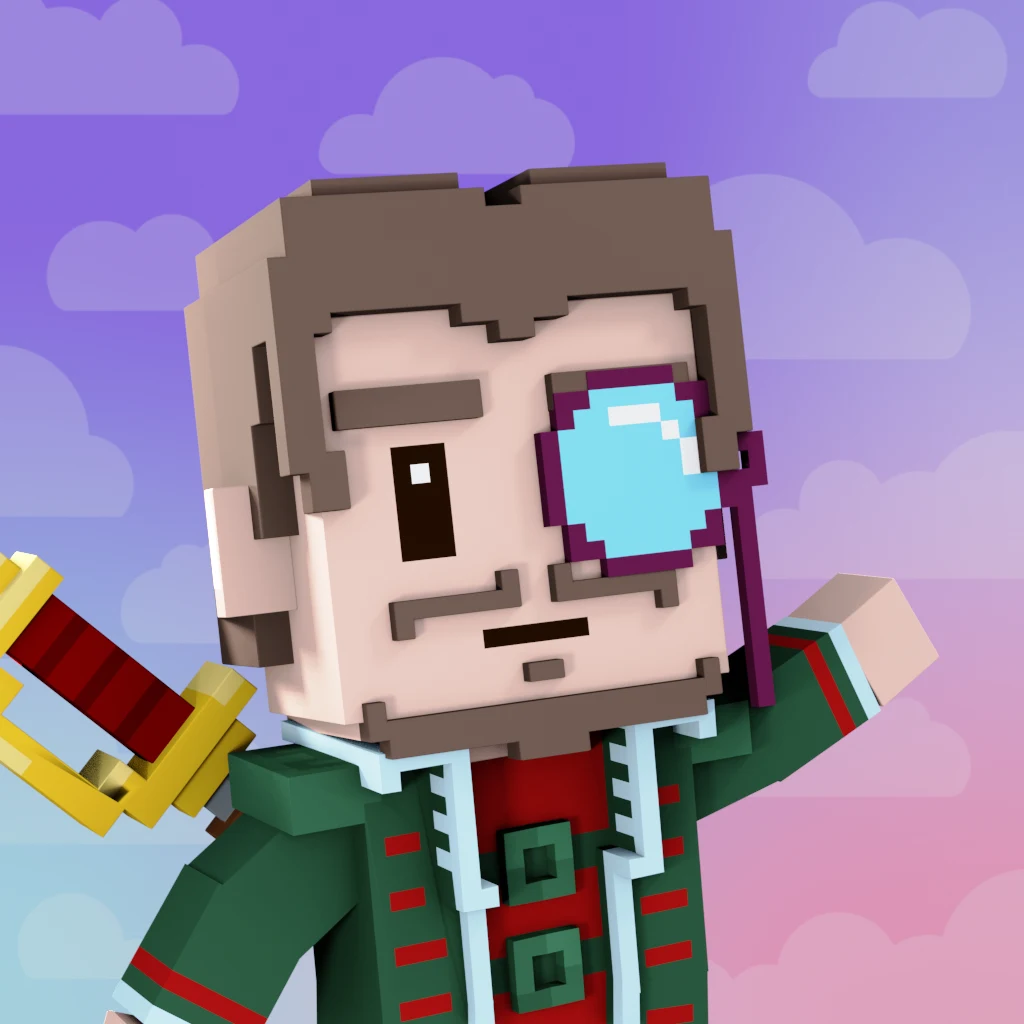 Pirate #1103 voxel render