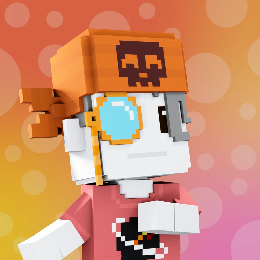 Pirate #1106 voxel render