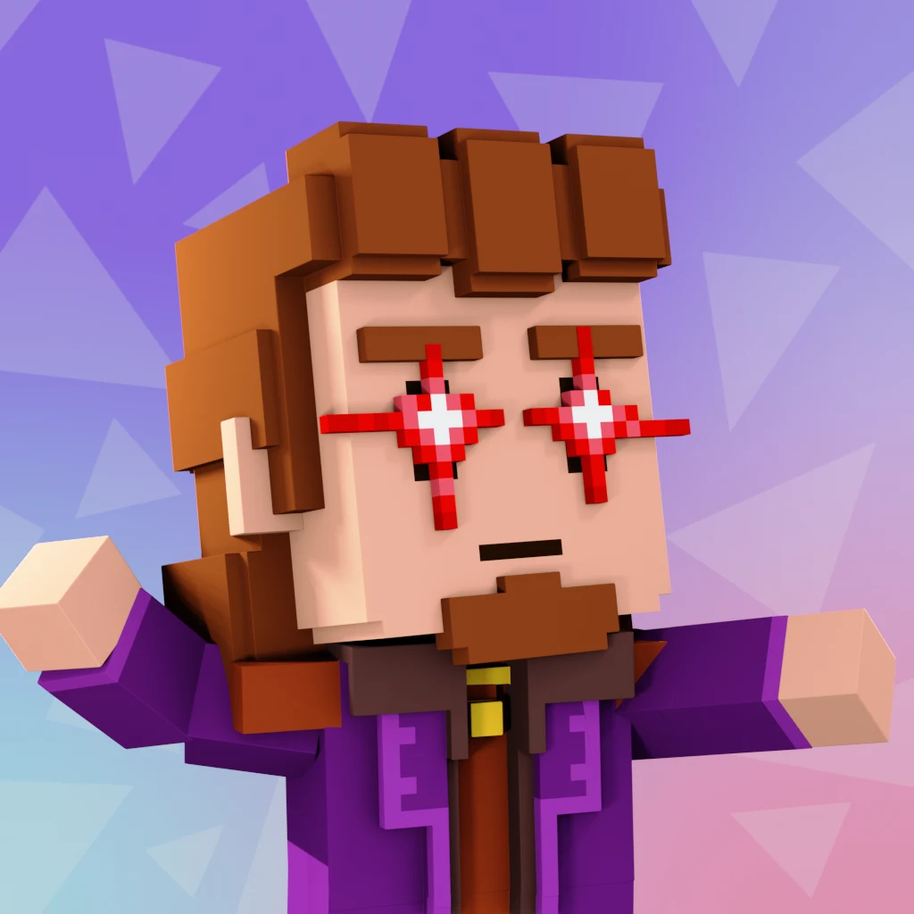 Pirate #1108 voxel render