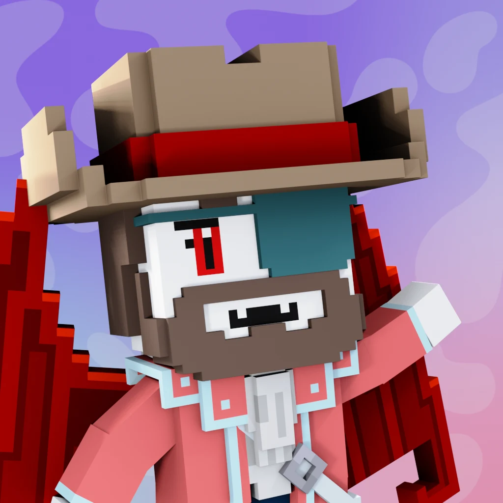 Pirate #1109 voxel render