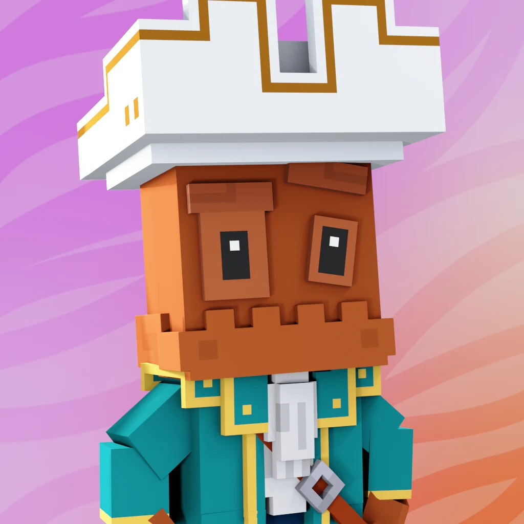 Pirate #1111 voxel render