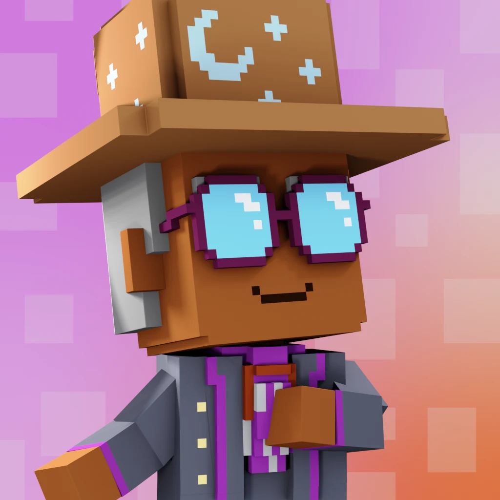 Pirate #1112 voxel render