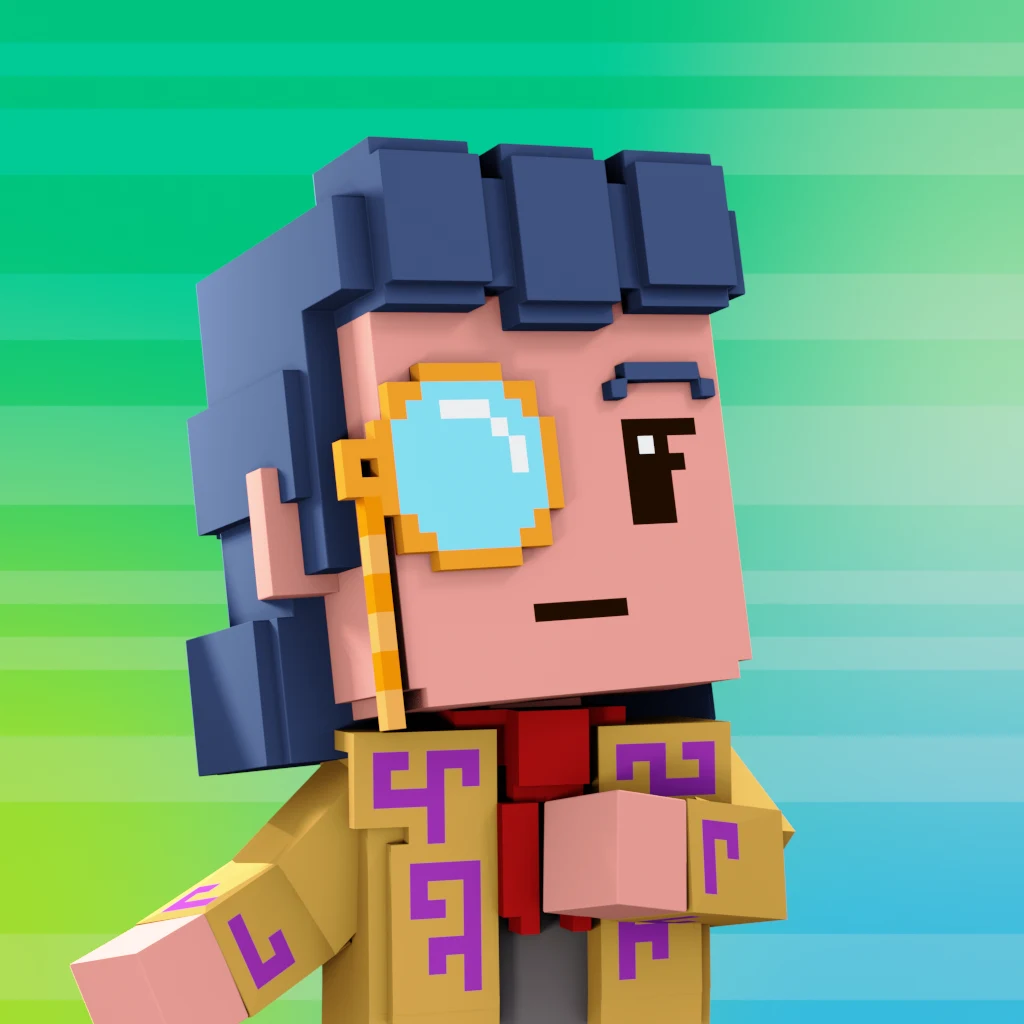 Pirate #1115 voxel render