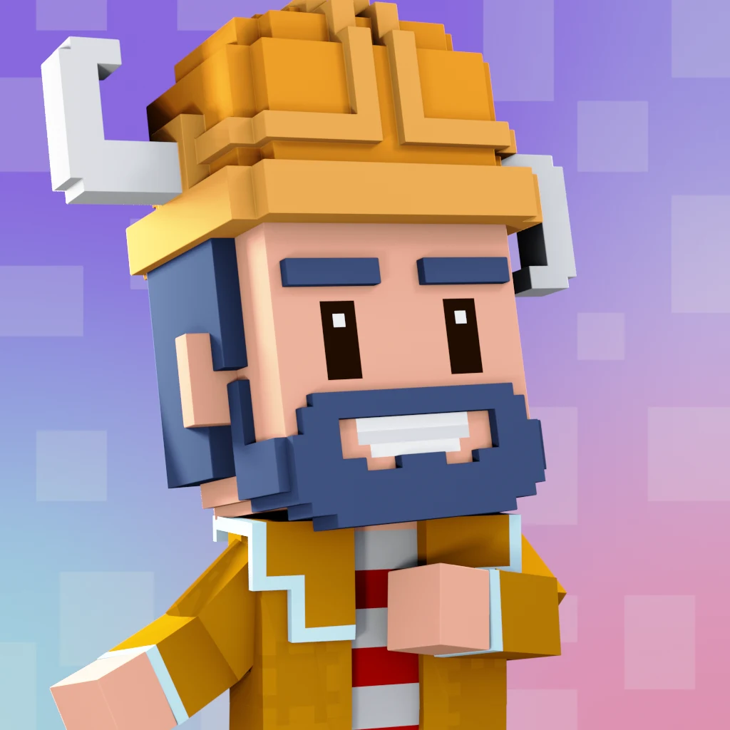 Pirate #1121 voxel render