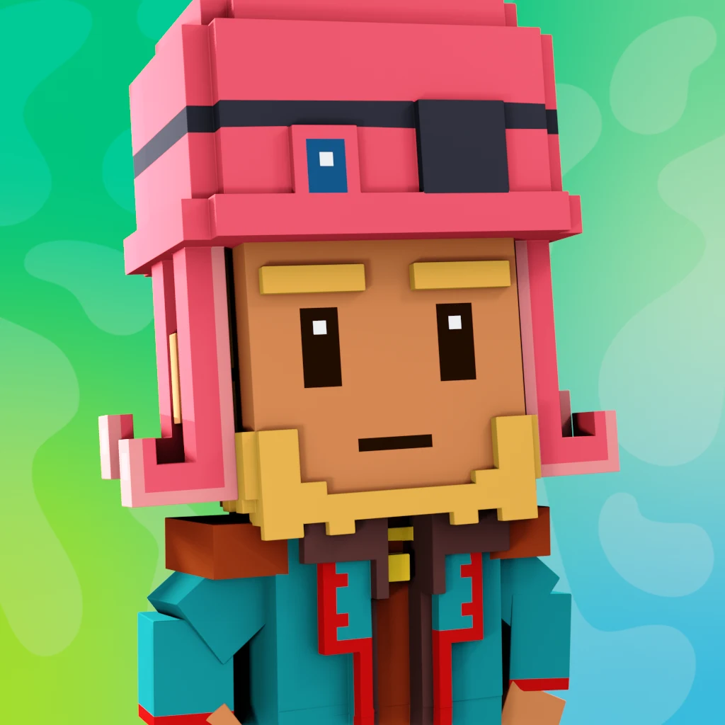 Pirate #1122 voxel render