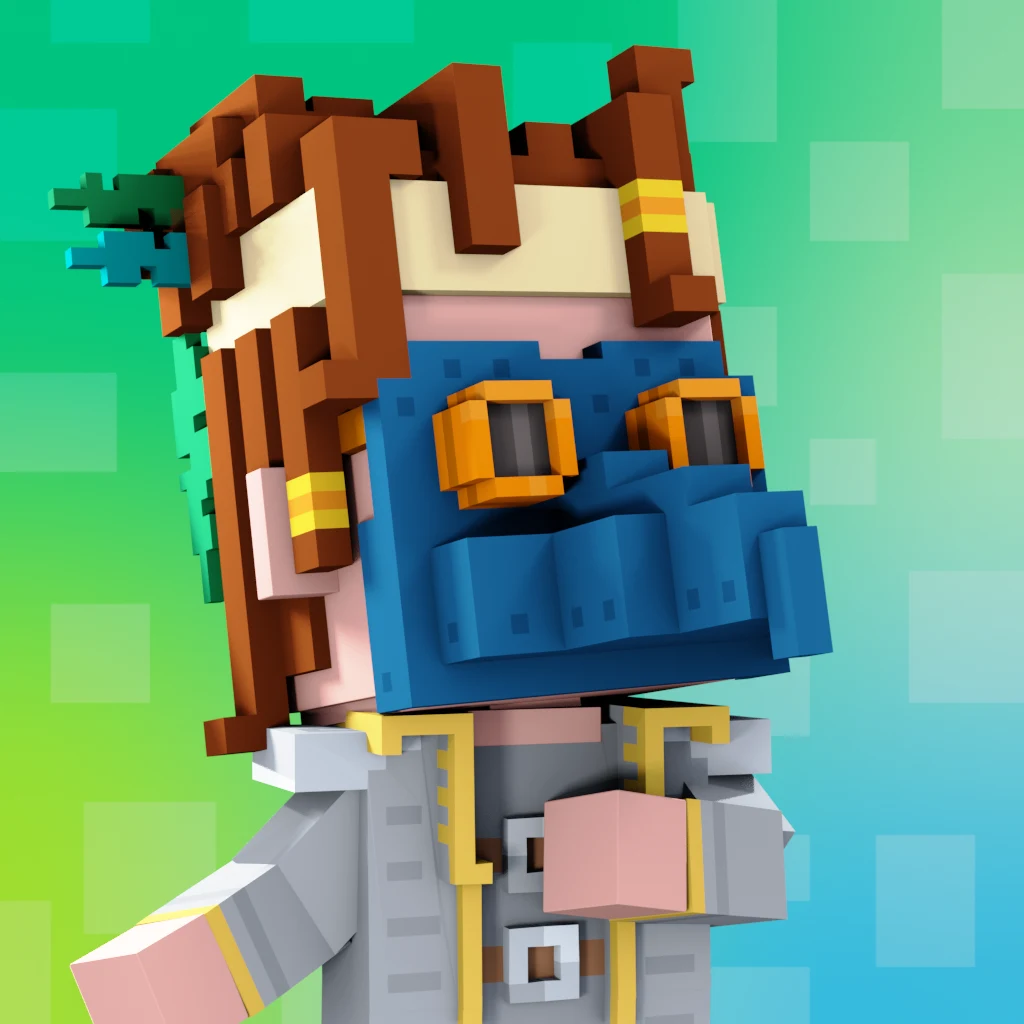 Pirate #1124 voxel render