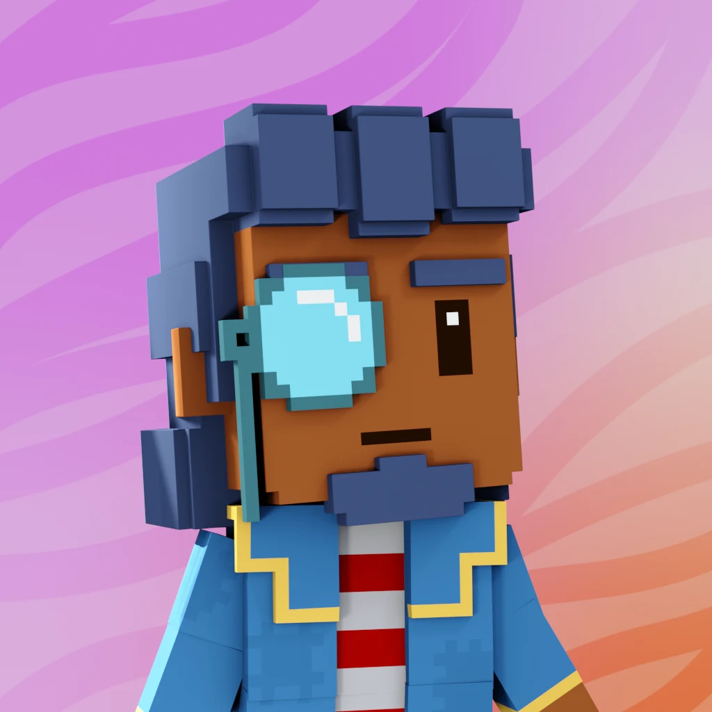 Pirate #113 voxel render