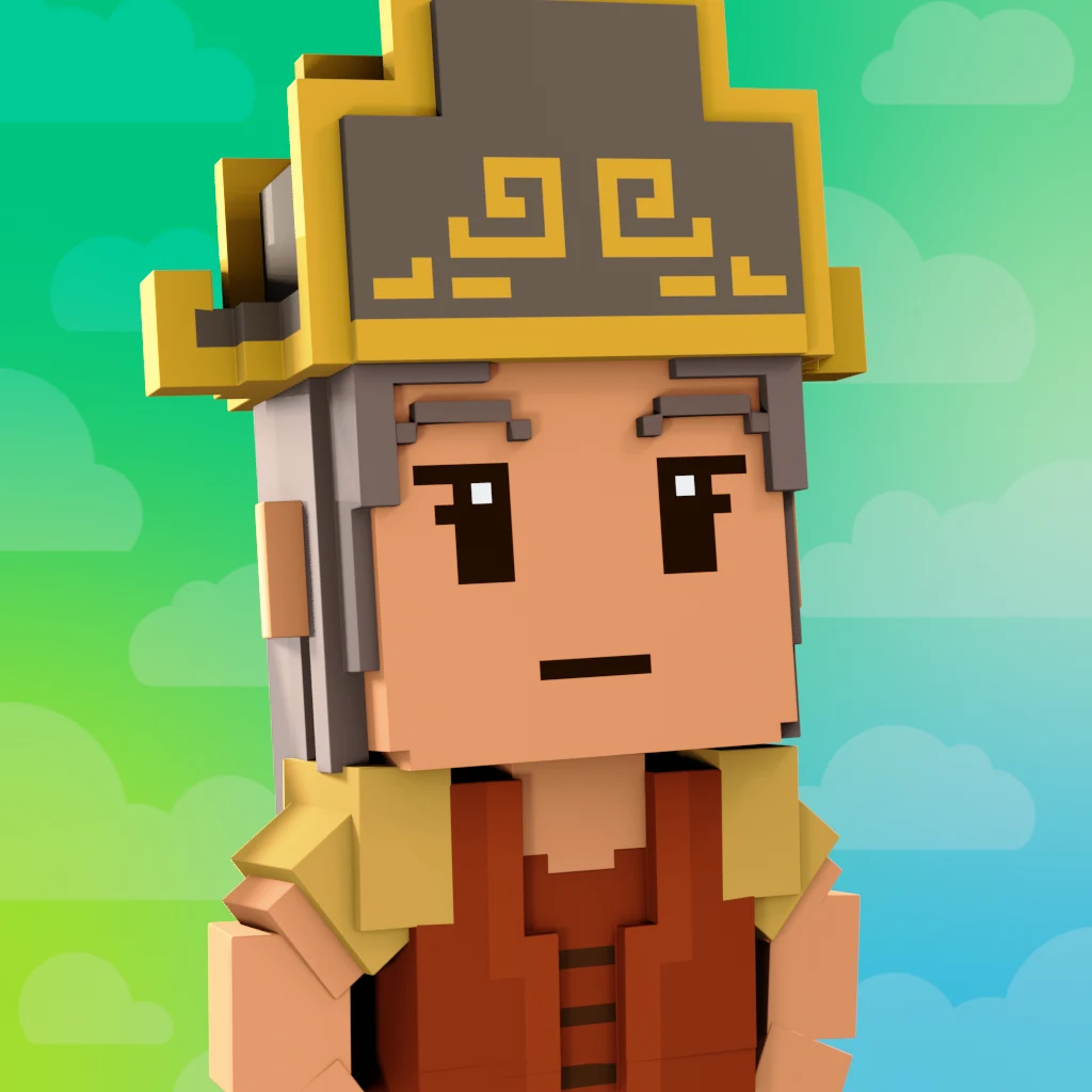 Pirate #1133 voxel render