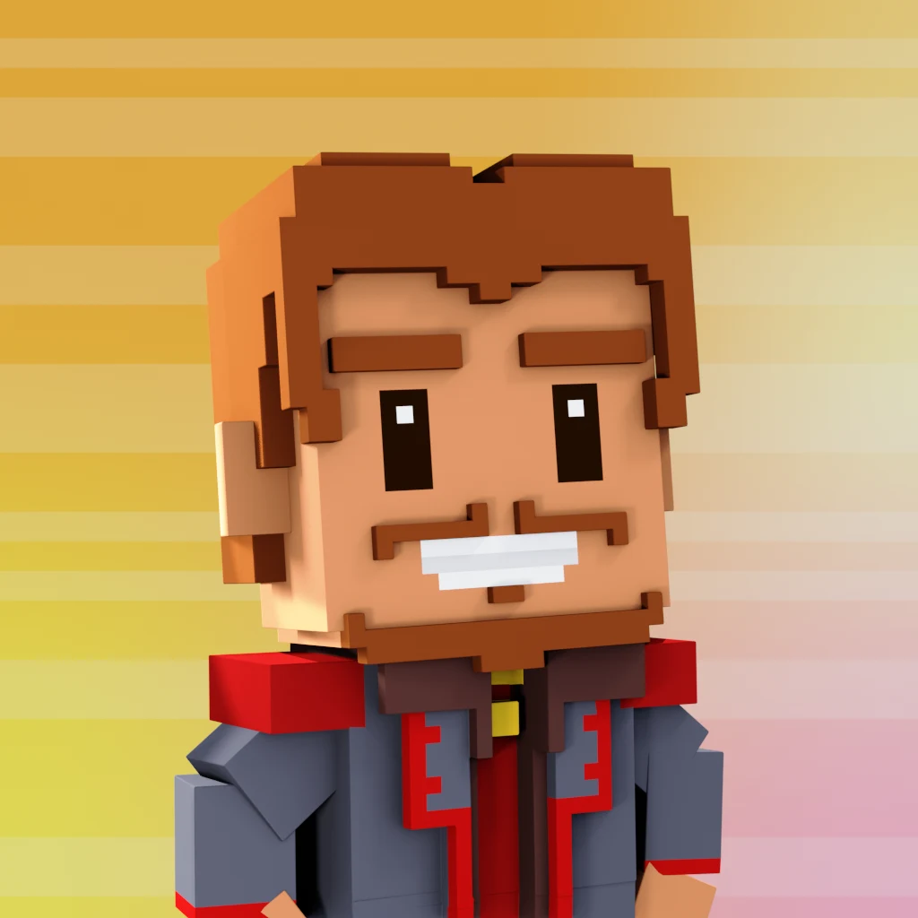 Pirate #1135 voxel render