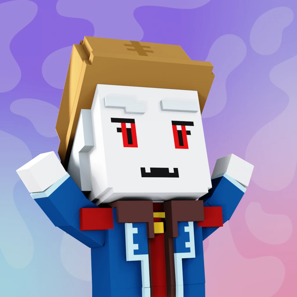 Pirate #1136 voxel render