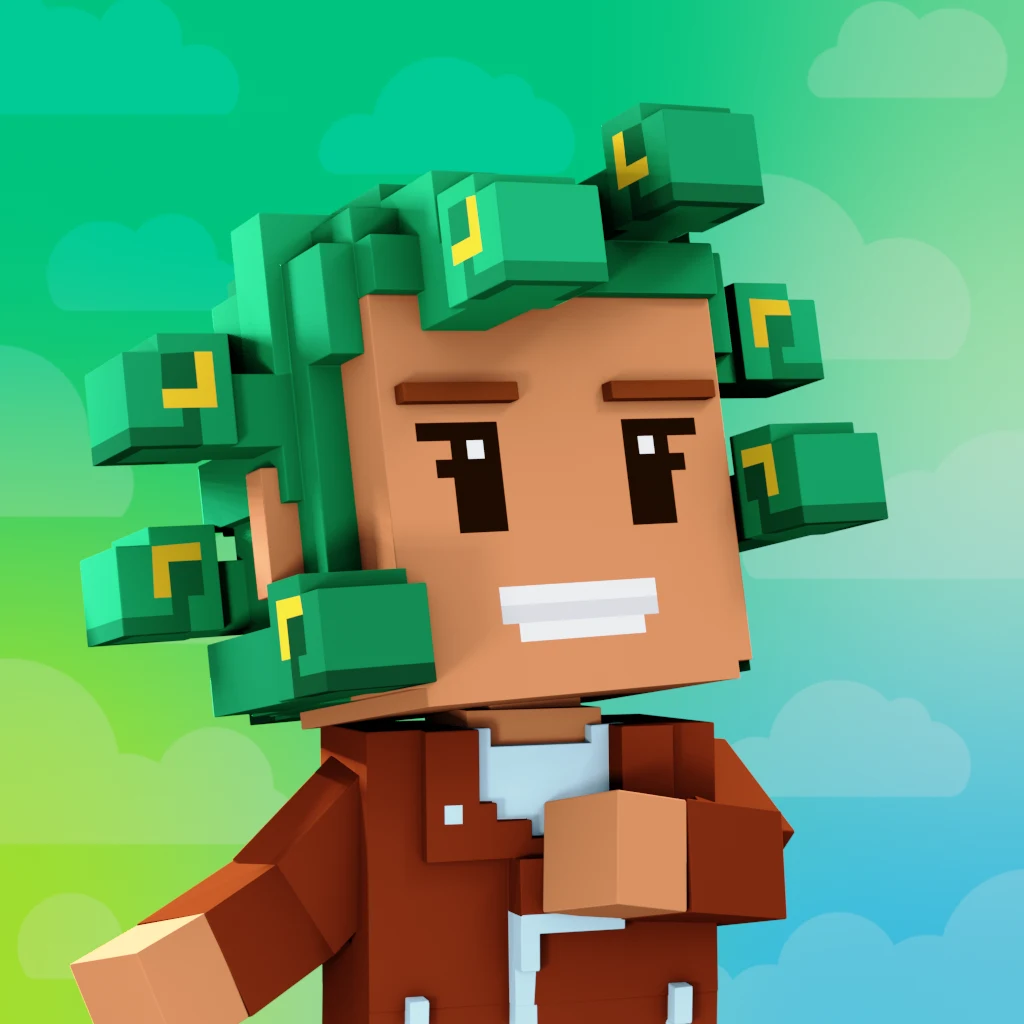 Pirate #1143 voxel render