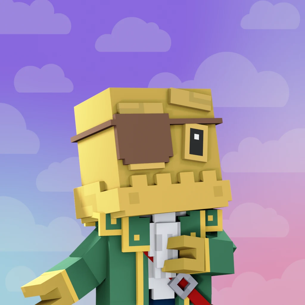 Pirate #115 voxel render