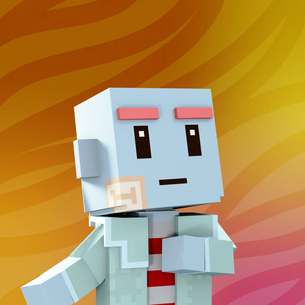 Pirate #1150 voxel render