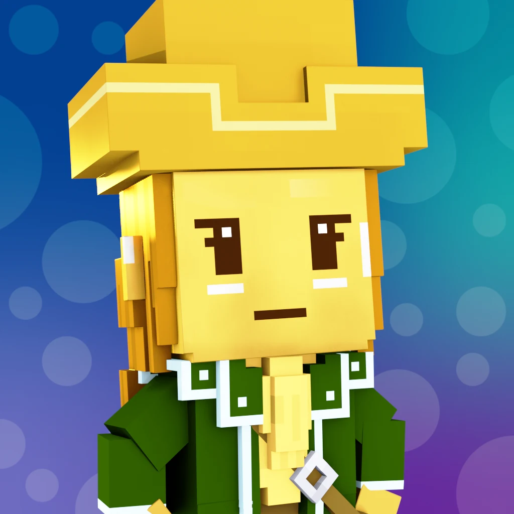 Pirate #1152 voxel render