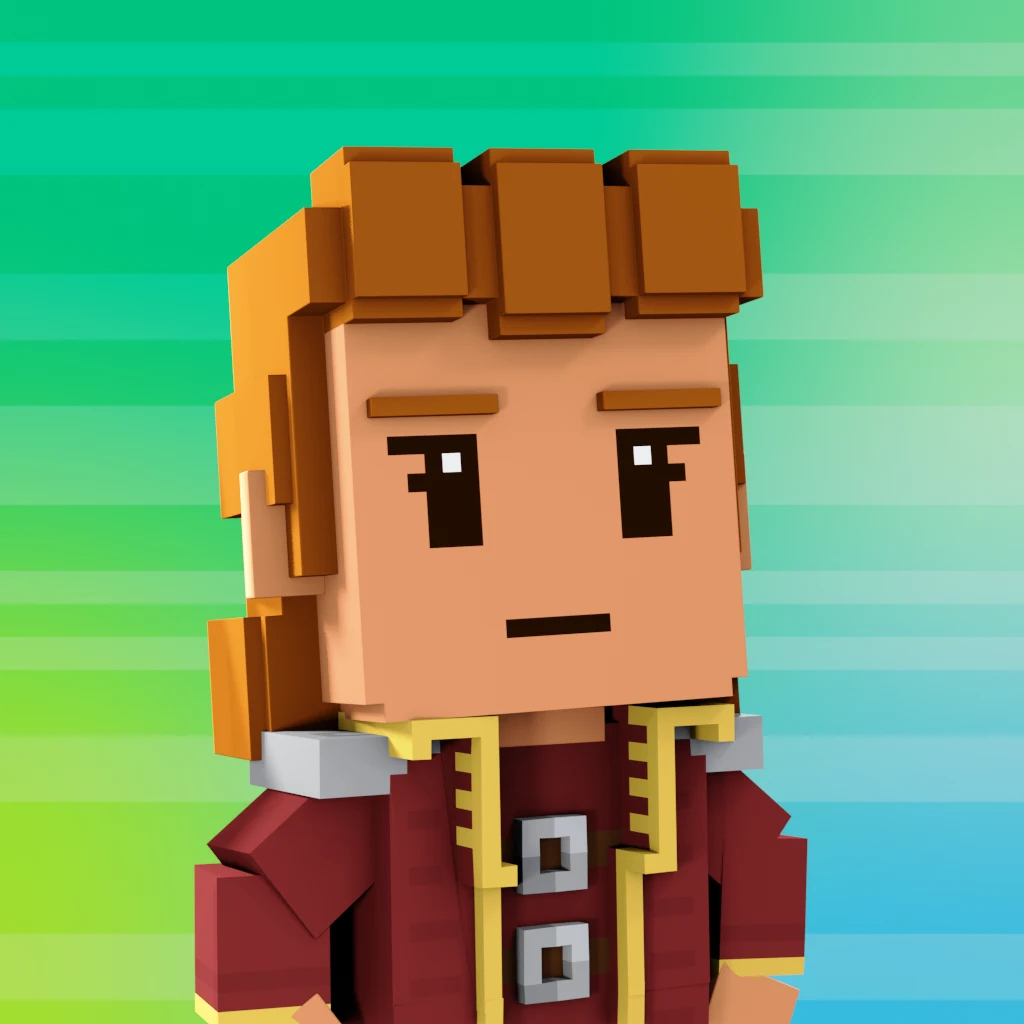 Pirate #1153 voxel render