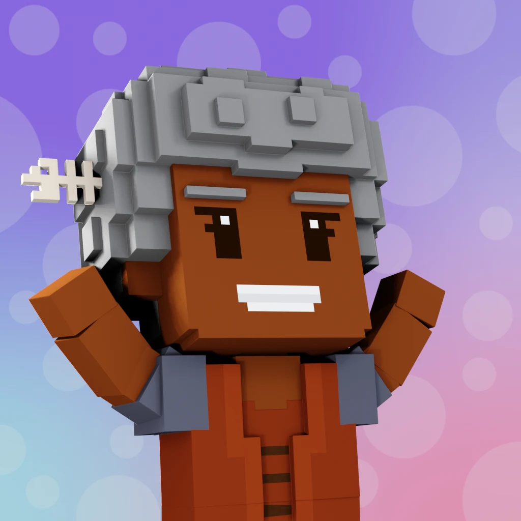 Pirate #1155 voxel render