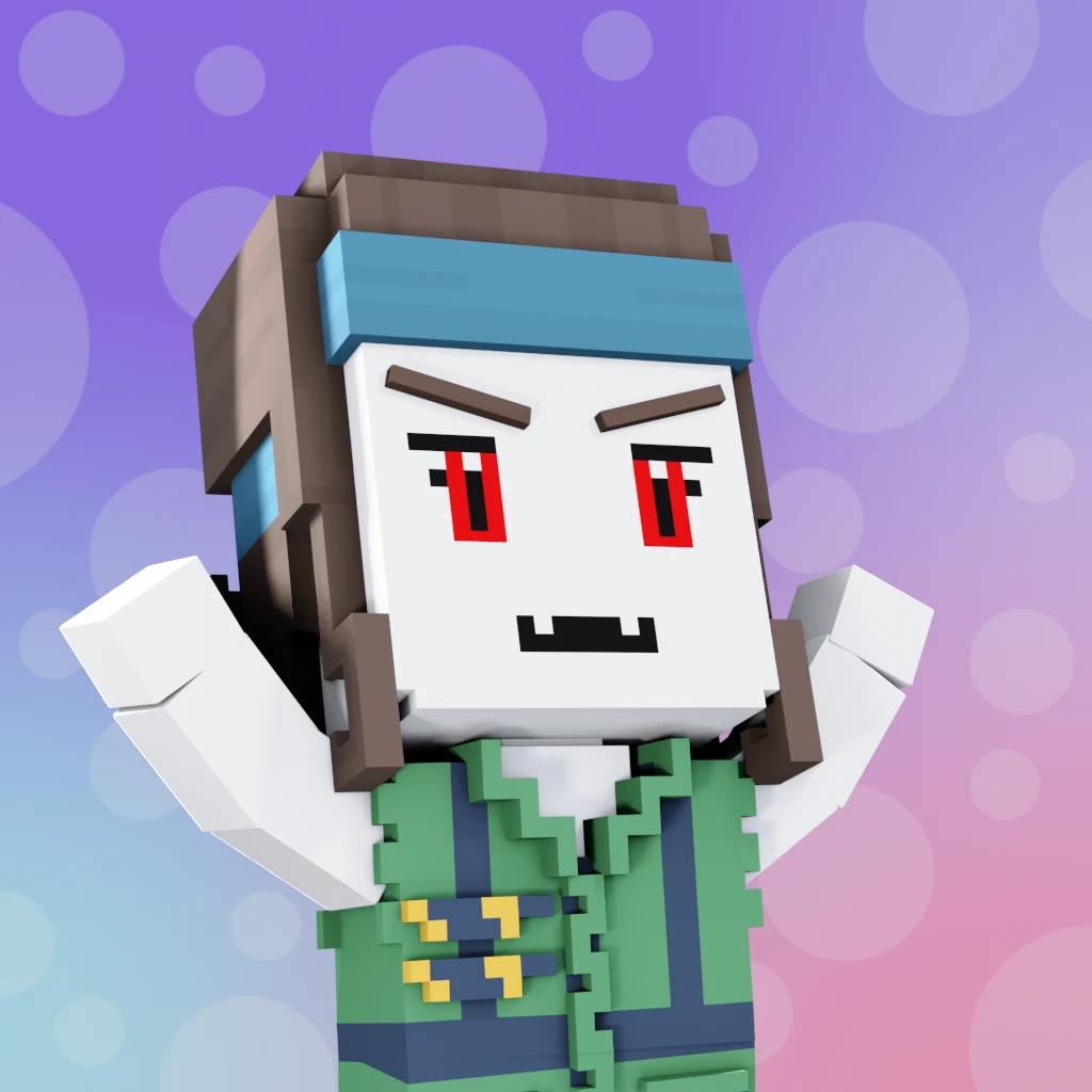 Pirate #1156 voxel render