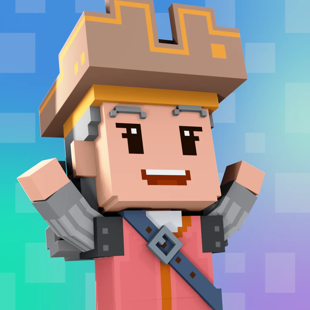 Pirate #1157 voxel render
