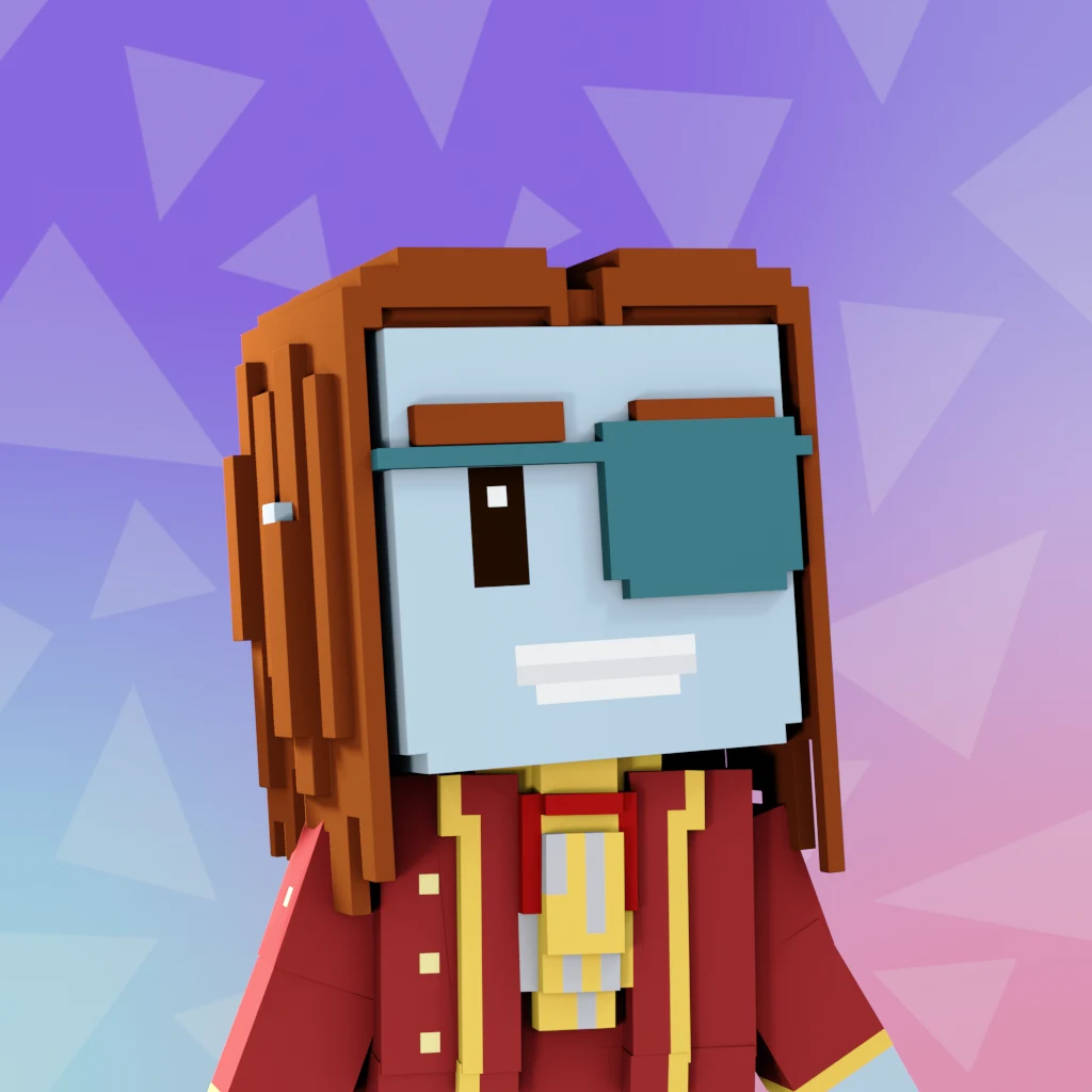 Pirate #1158 voxel render