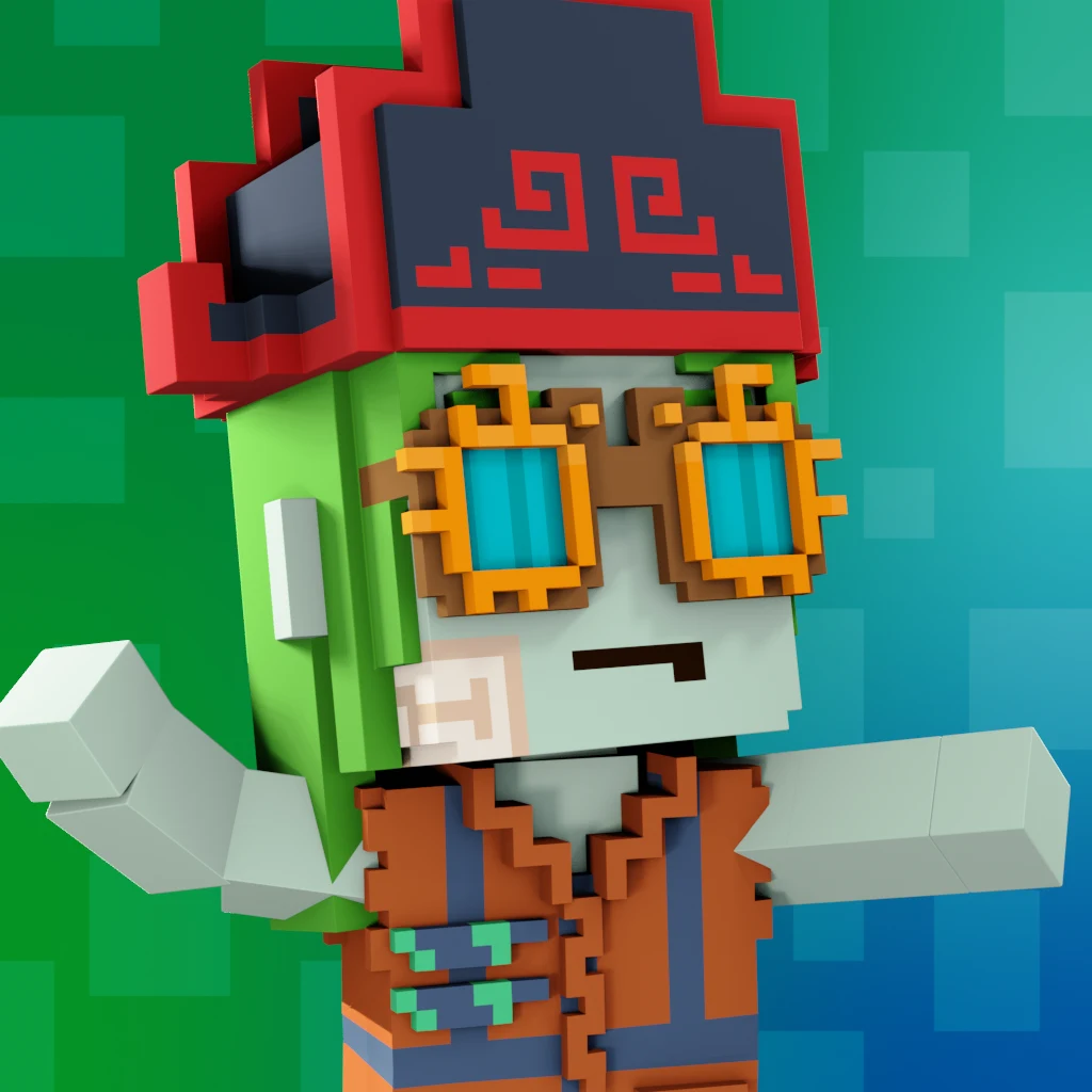Pirate #1160 voxel render