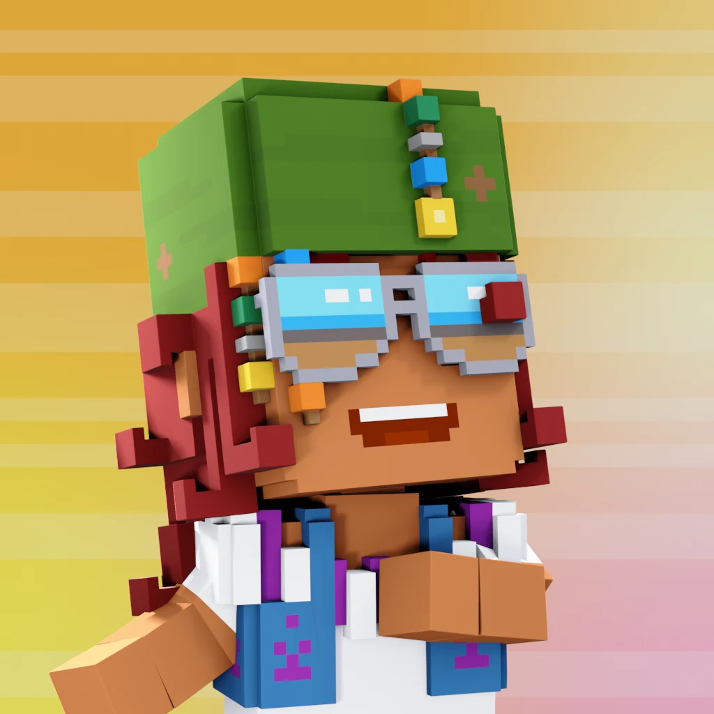 Pirate #1165 voxel render