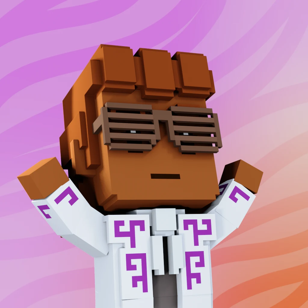Pirate #1167 voxel render
