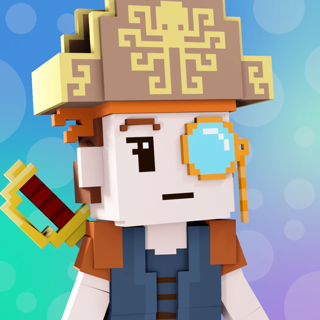Pirate #1169 voxel render
