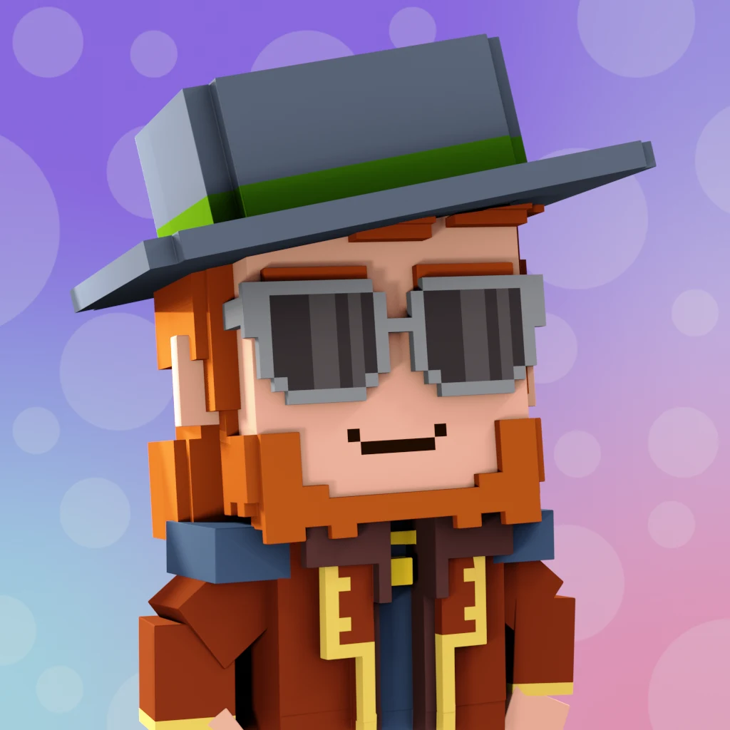 Pirate #117 voxel render