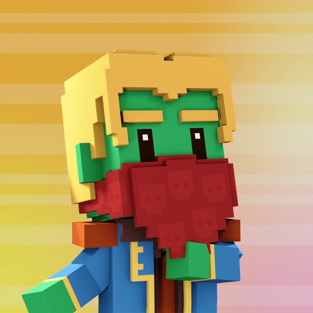 Pirate #1175 voxel render