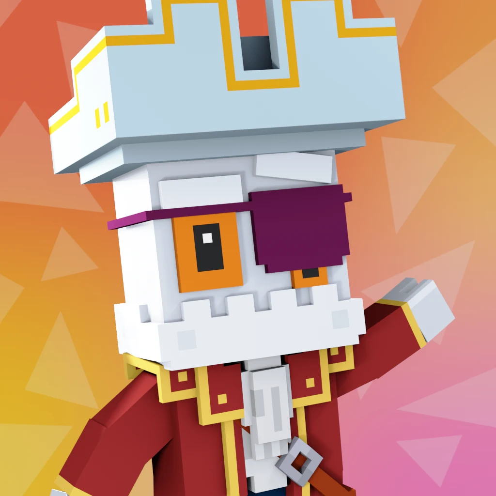 Pirate #1178 voxel render