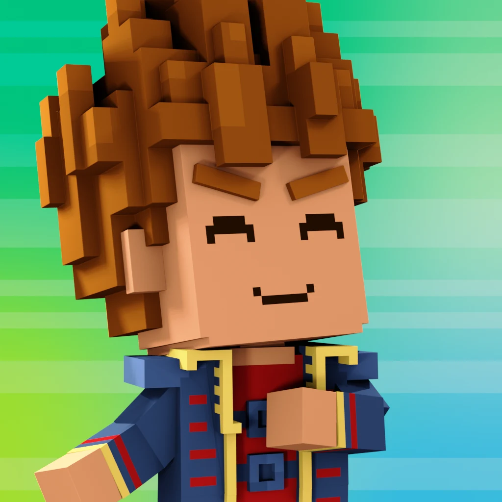 Pirate #1179 voxel render