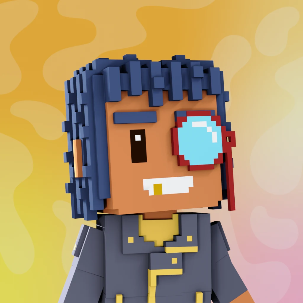 Pirate #118 voxel render