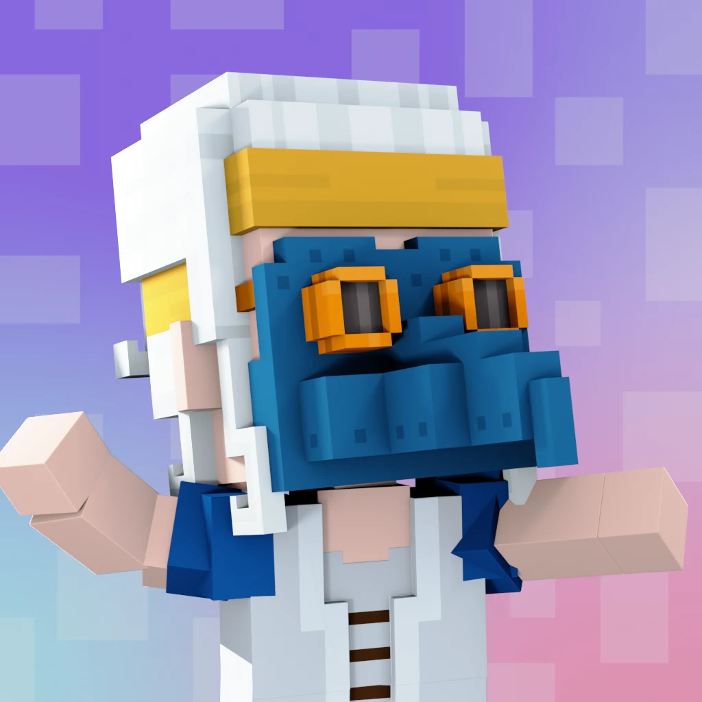 Pirate #1180 voxel render