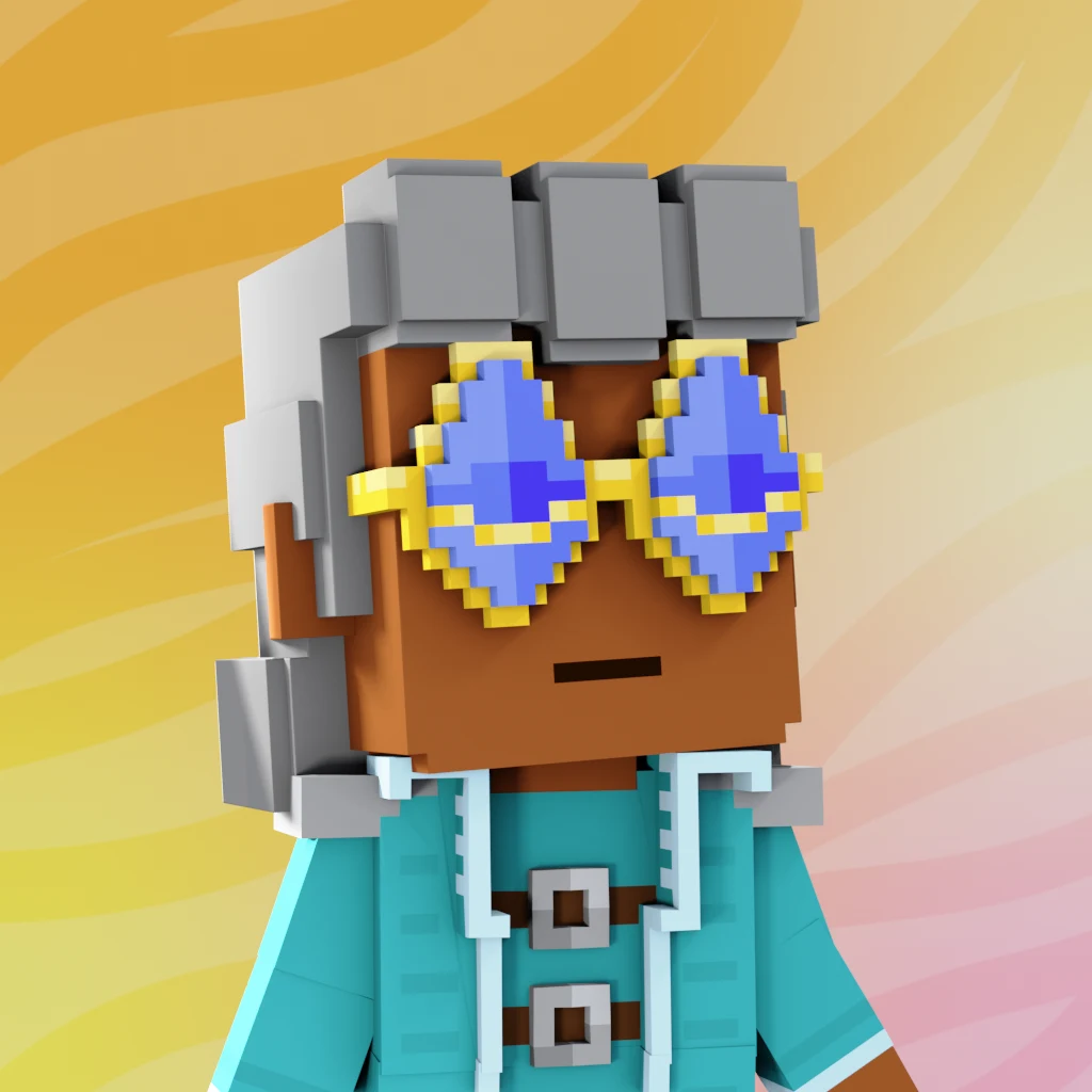 Pirate #1182 voxel render