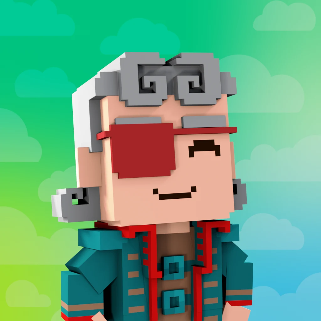 Pirate #119 voxel render