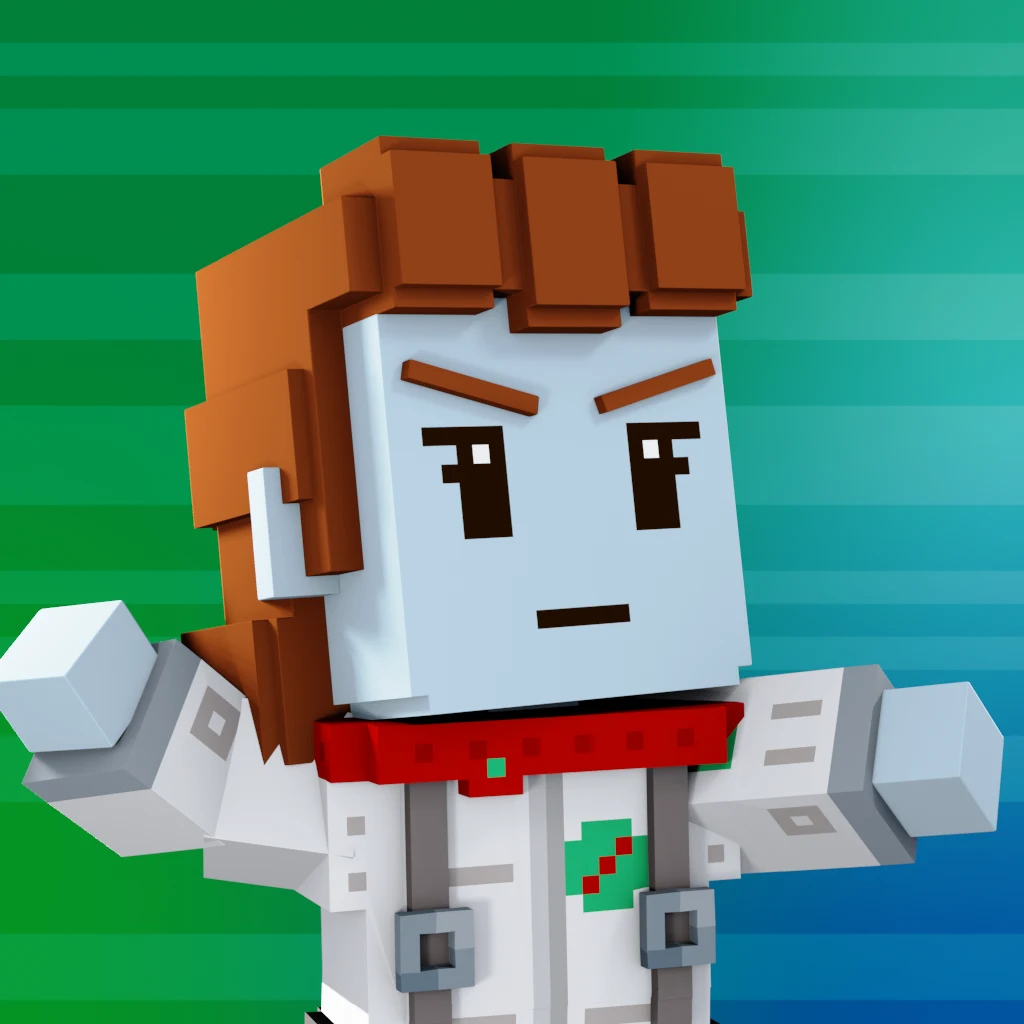 Pirate #1190 voxel render