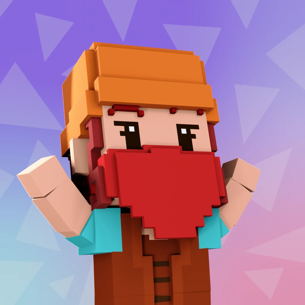 Pirate #1191 voxel render