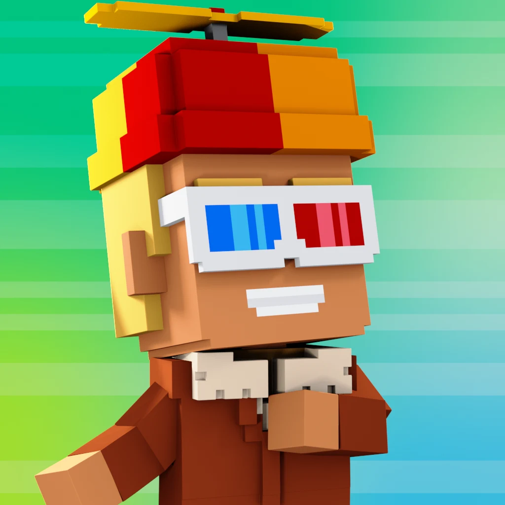 Pirate #1192 voxel render
