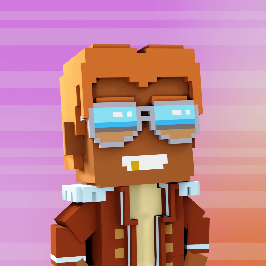 Pirate #1199 voxel render