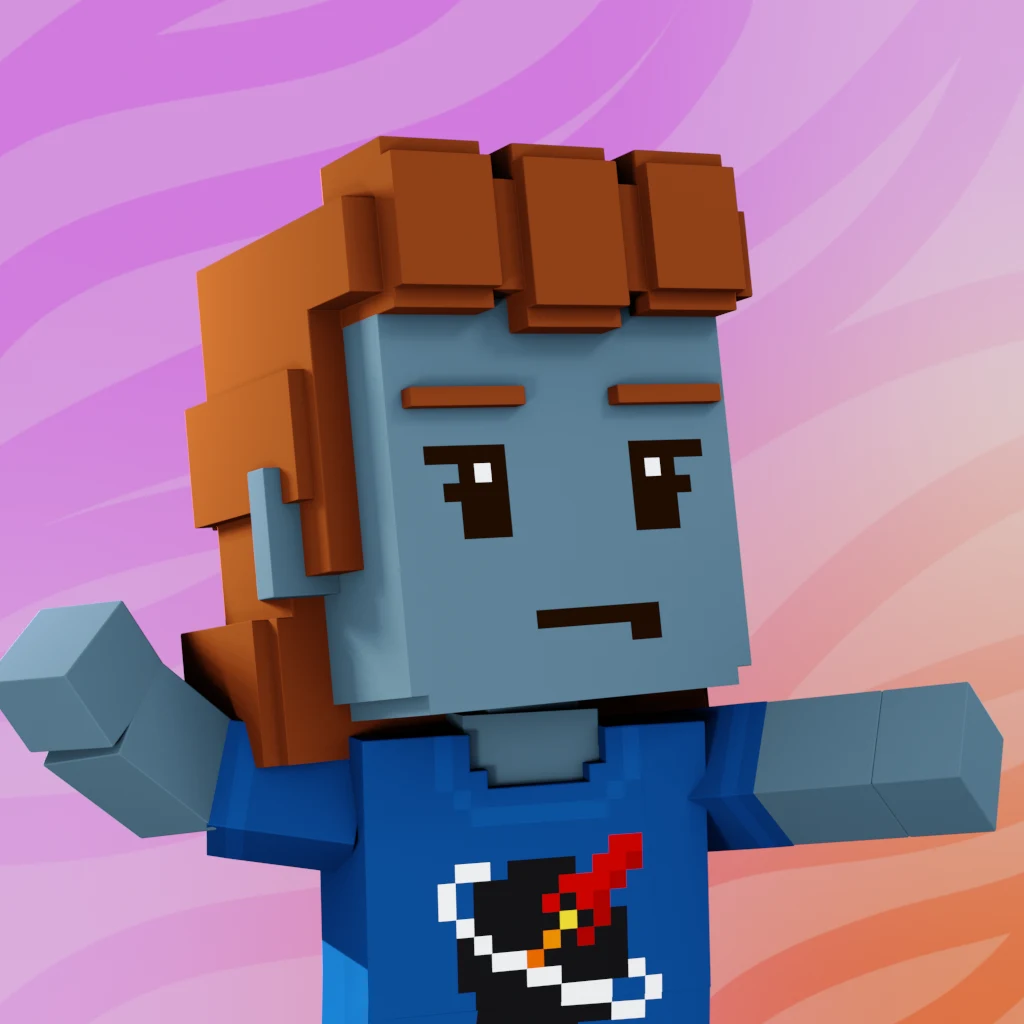 Pirate #1202 voxel render