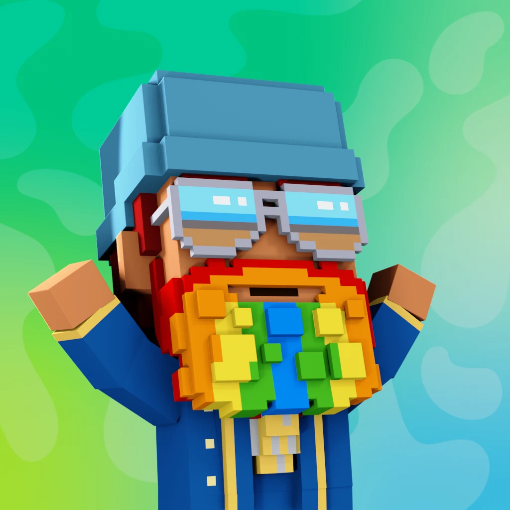 Pirate #1205 voxel render
