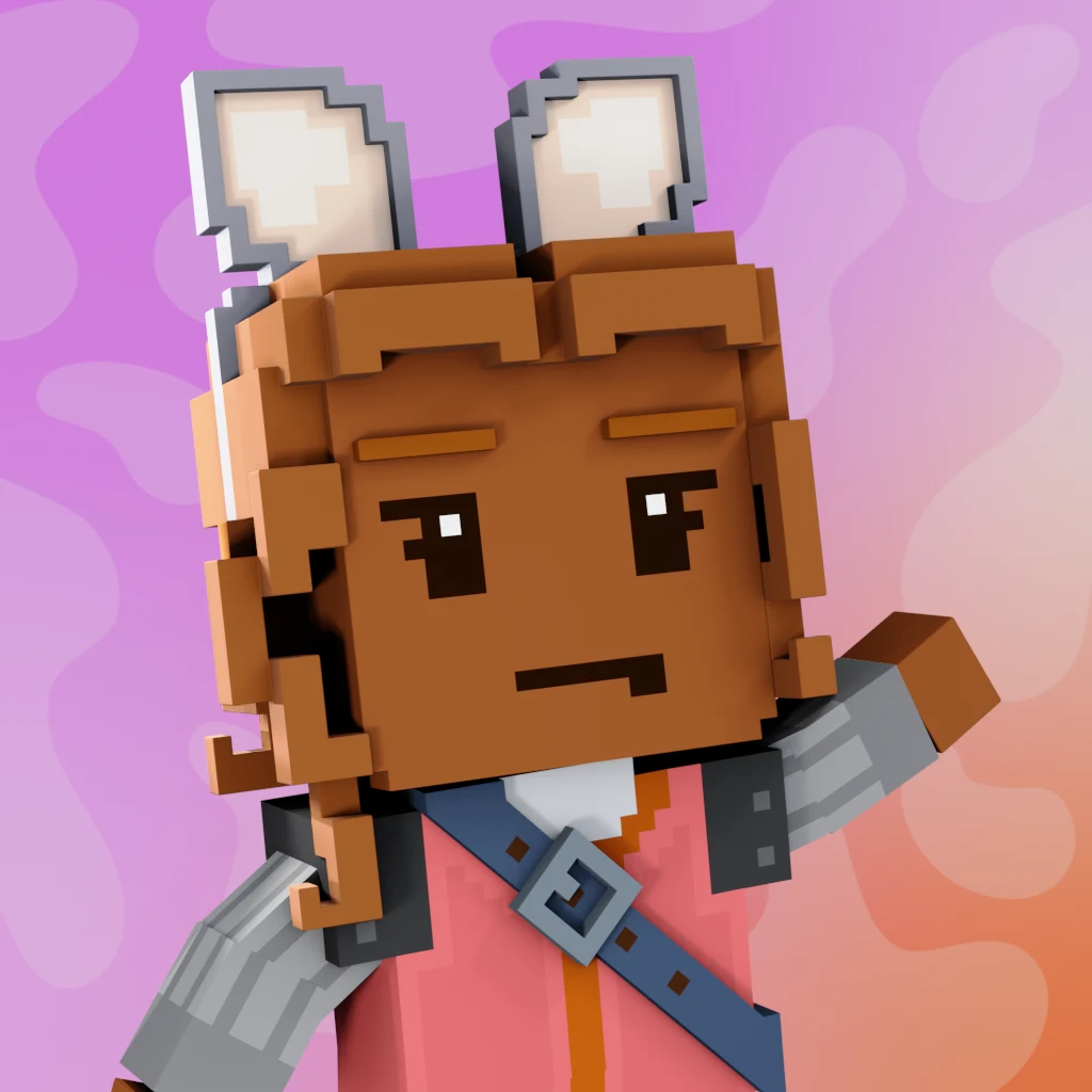 Pirate #1207 voxel render