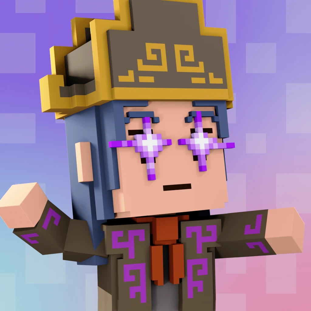 Pirate #1208 voxel render