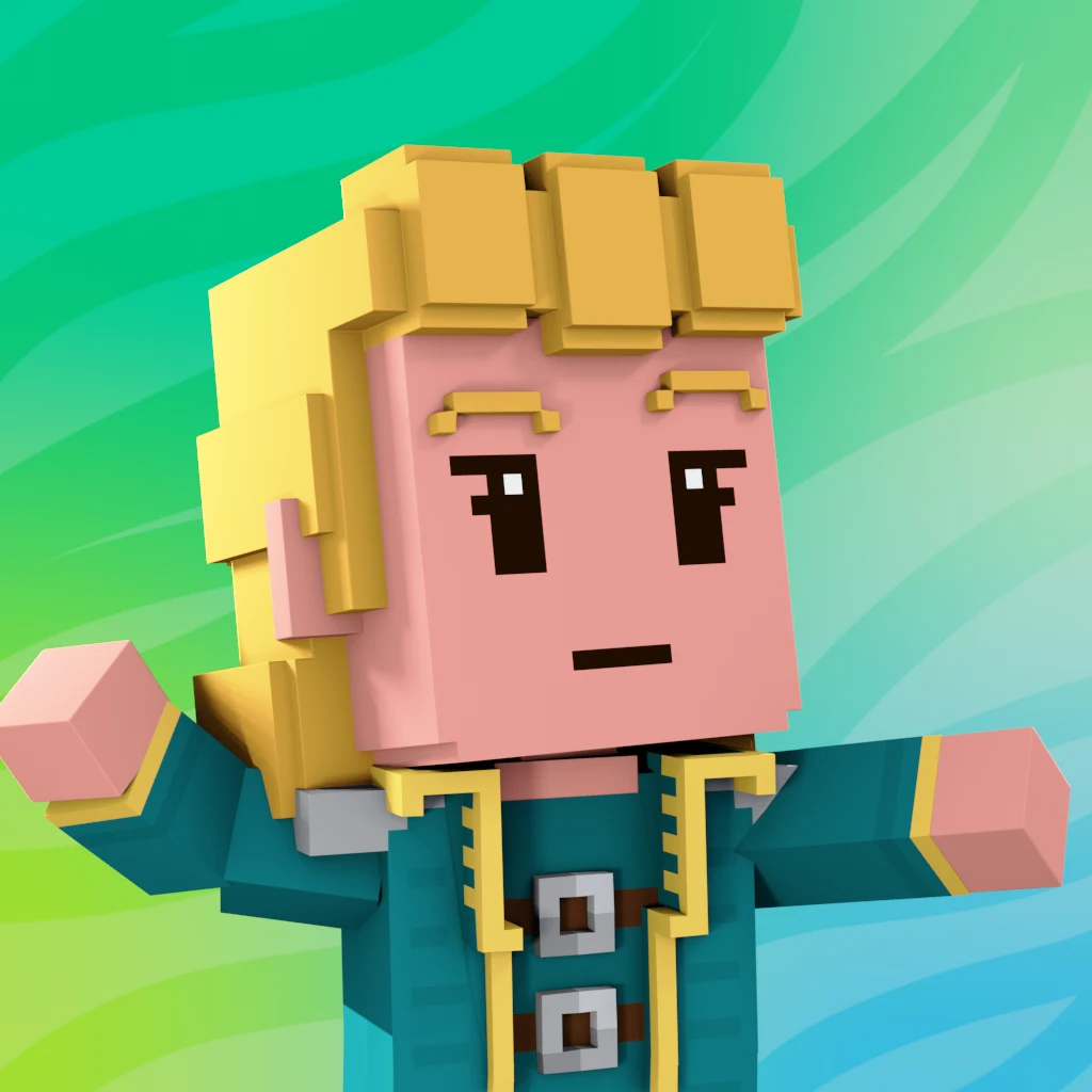 Pirate #1211 voxel render